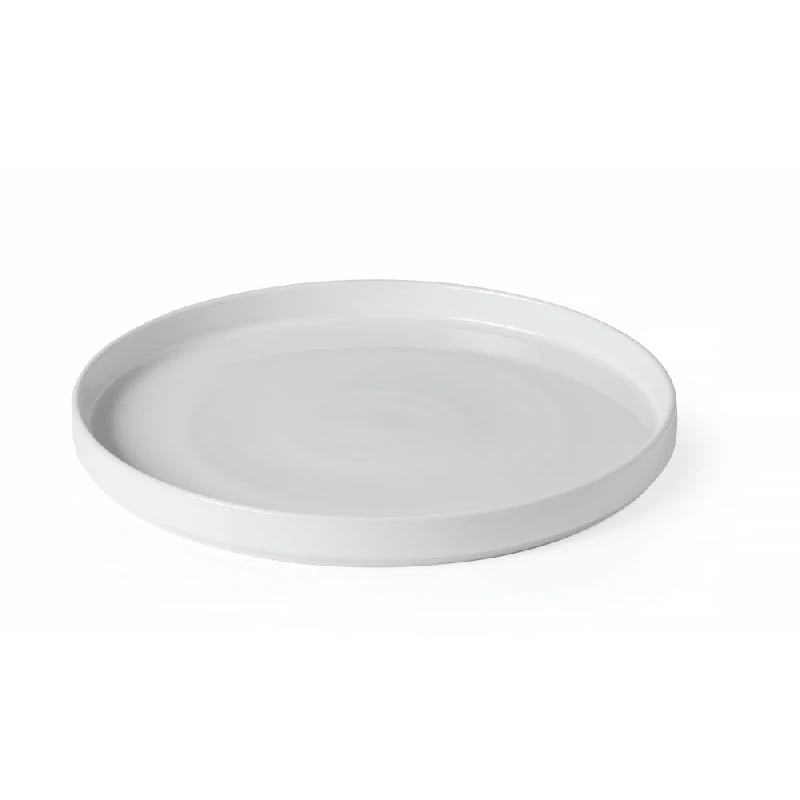 6 stk Hendi Oslo Tallerken med Høy Kant Hvit Ø28 cm 768754 by Hendi color Svart