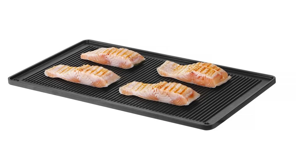 Hendi Grillplate til Ovn Riflet GN 1/1 Aluminium 808825 by Hendi color Svart