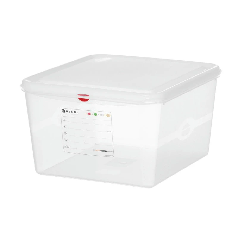 Hendi GN 2/3 Beholder Polypropylen Transparent 873328 by Hendi color Svart