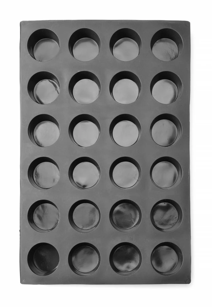 Hendi Silikonform Muffin 1 stk 677223 by Hendi color Svart