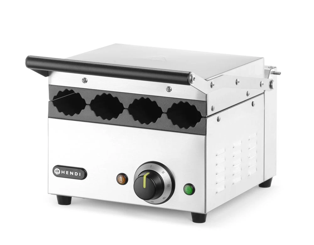 Hendi kontaktgrill for pølser og wraps metall 263594 by Hendi color Svart