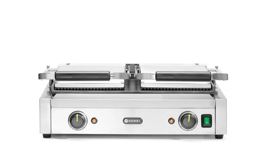 Hendi Kontaktgrill Dobbel Metall 263808 by Hendi color Svart