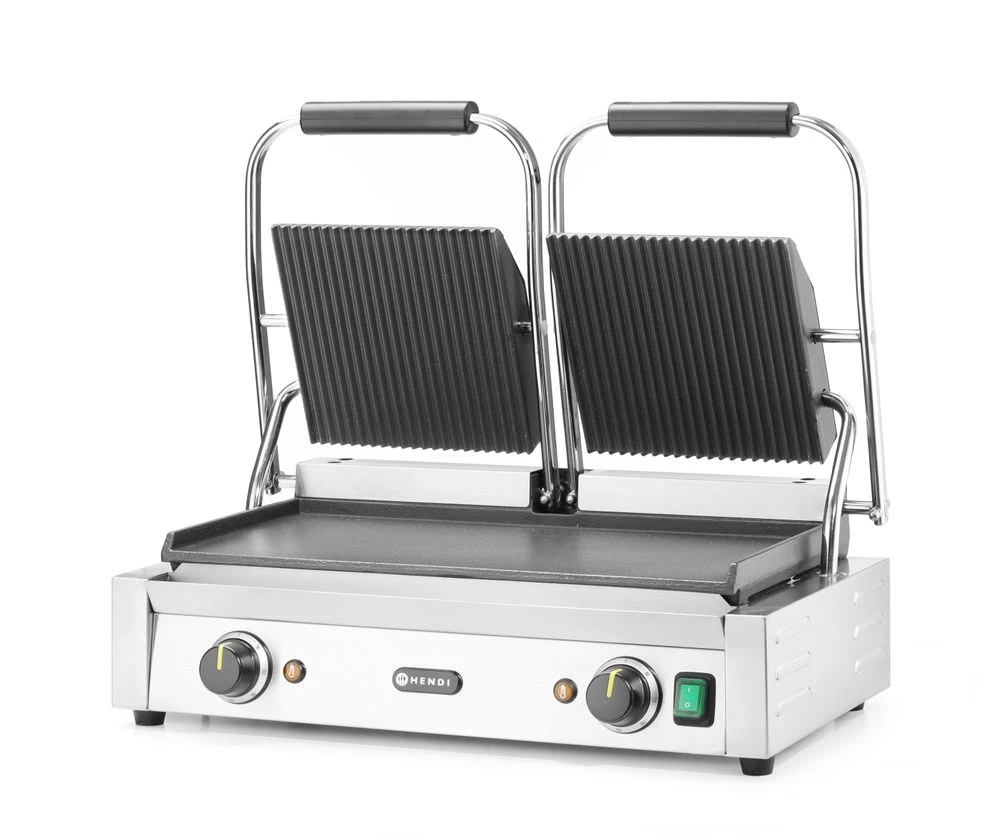 Hendi Kontaktgrill Dobbel Metall 263808 by Hendi color Svart