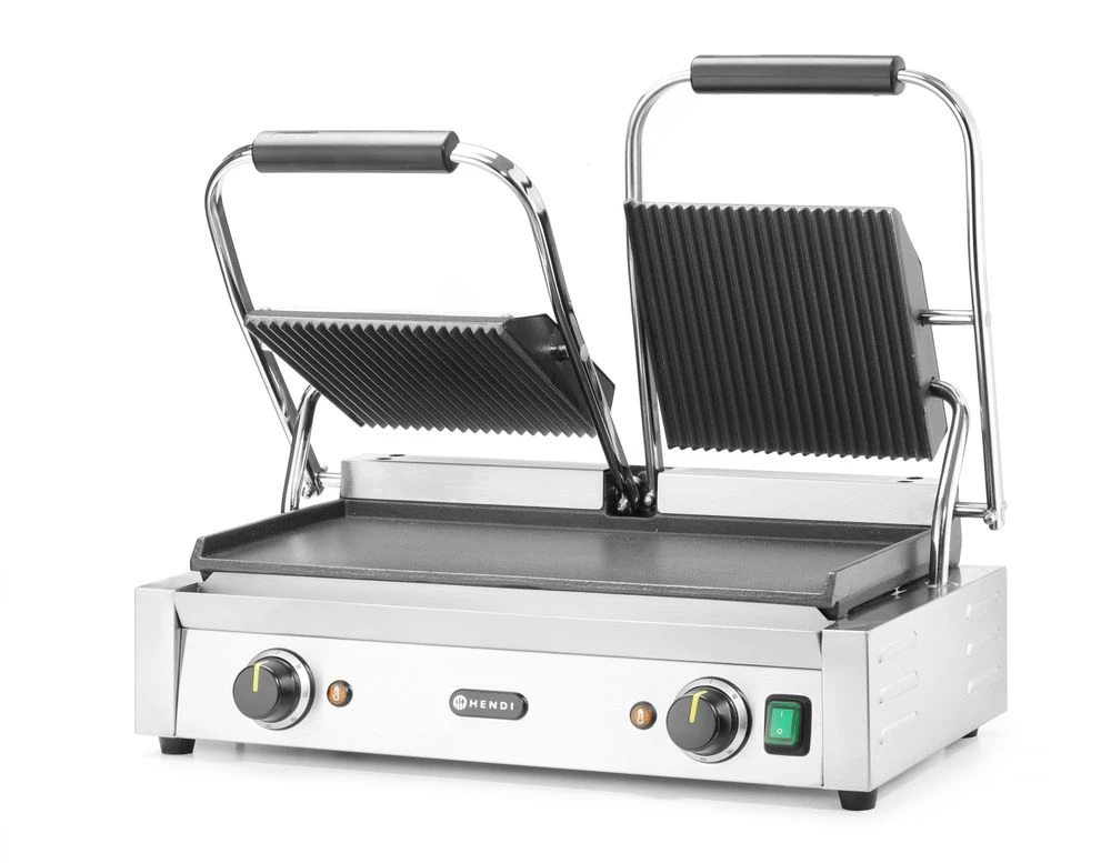 Hendi Kontaktgrill Dobbel Metall 263808 by Hendi color Svart