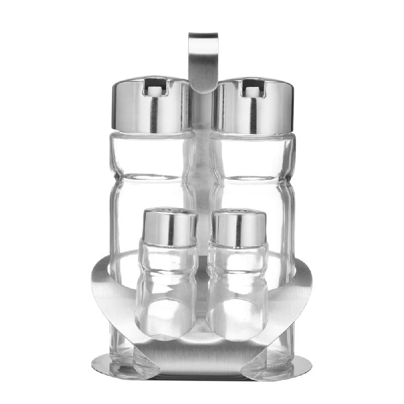 Hendi Salt- og peppersett metall 2 deler 465356 by Hendi color Svart