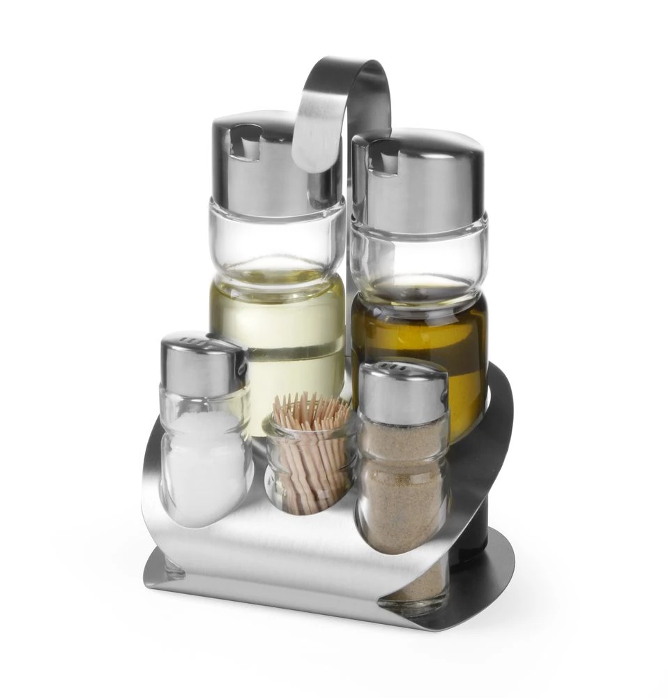 Hendi menasjesett salt & pepper i metall 465363 by Hendi color Svart