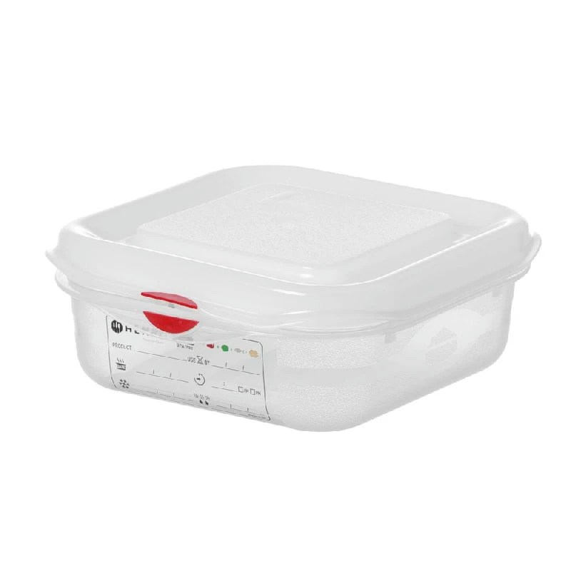 Hendi GN 1/6 Kantine Polypropylen Transparent 1,5L 873151 by Hendi color Svart
