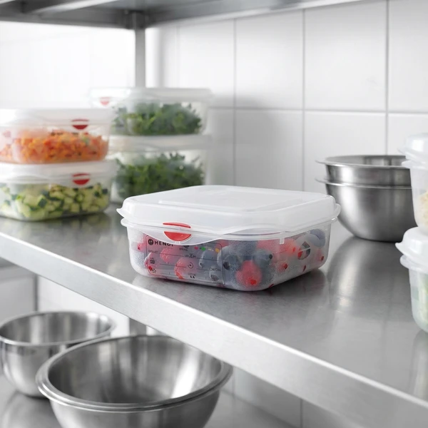 Hendi GN 1/6 Kantine Polypropylen Transparent 1,5L 873151 by Hendi color Svart