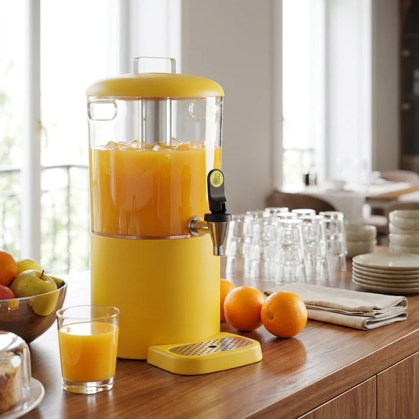 Hendi UNIQ juicebeholder gul 4 L 425022 by Hendi color Svart