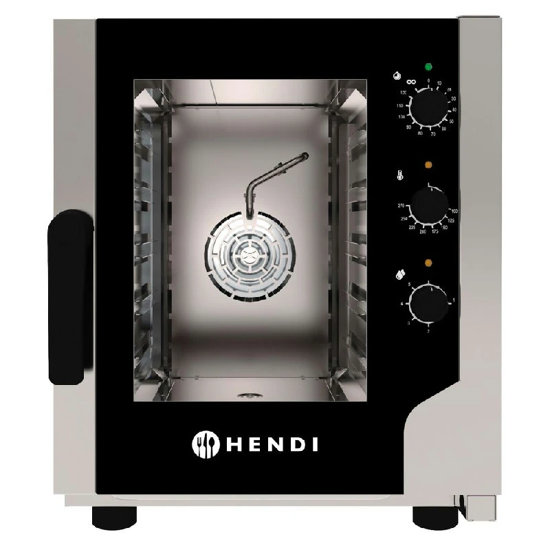 Hendi Snack konveksjonsovn med damp 5x GN 2/3 219911 by Hendi color Svart
