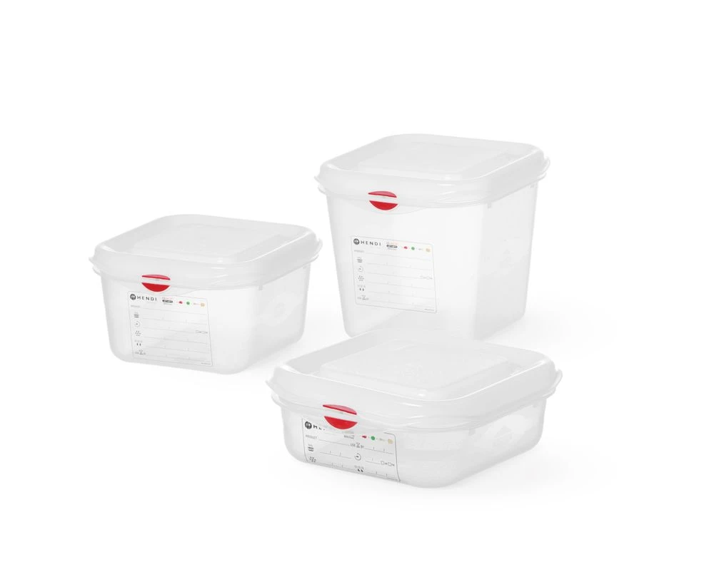Hendi GN 1/6 Kantine Polypropylen Transparent 100mm 873175 by Hendi color Svart