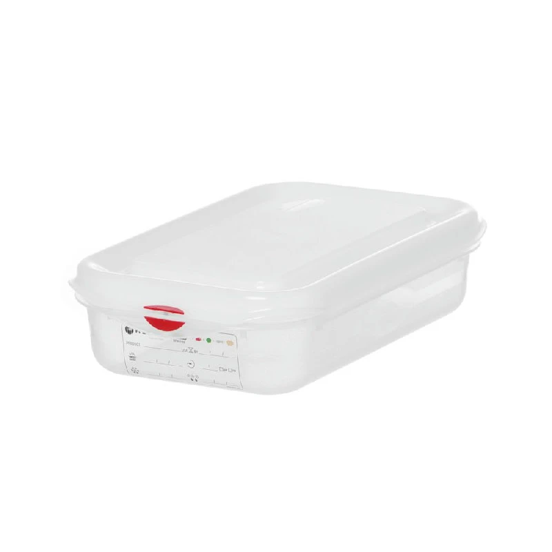 Hendi GN 1/4 Kantine Polypropylen Plast Klar 873182 by Hendi color Svart
