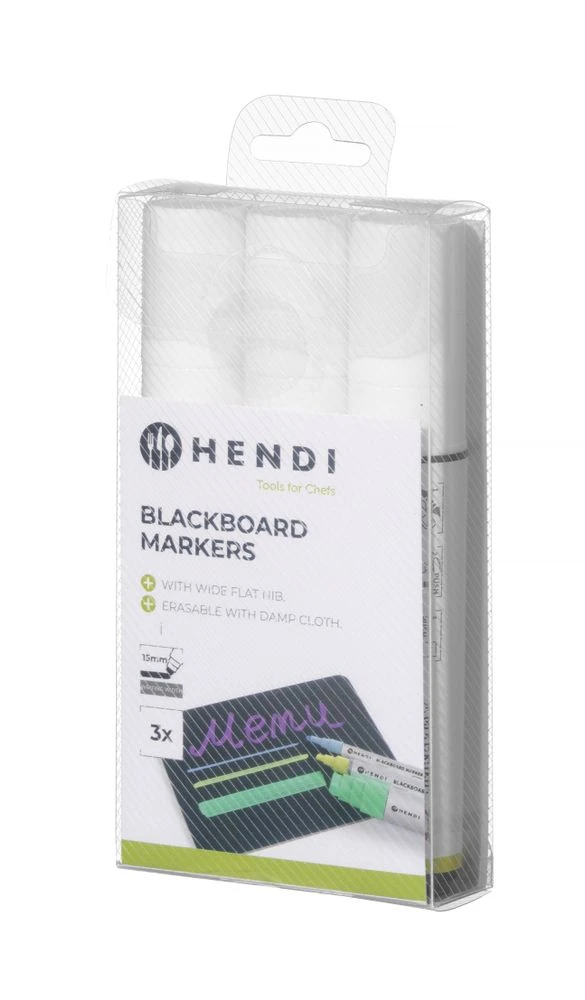 Hendi Krittusj 15 mm bred spiss 664223 by Hendi color Svart