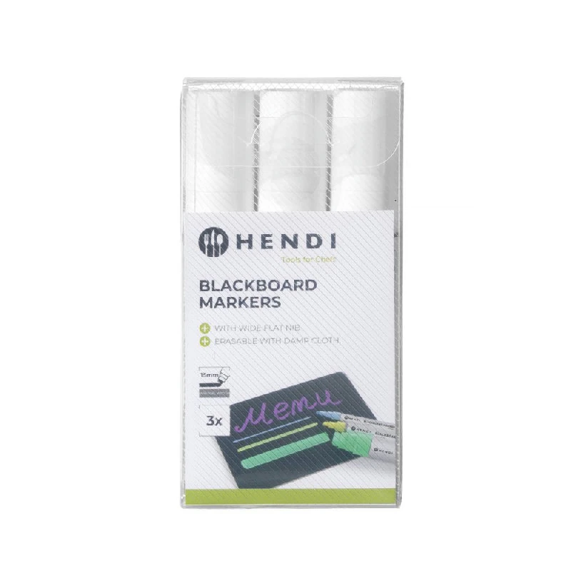 Hendi Krittusj 15 mm bred spiss 664223 by Hendi color Svart