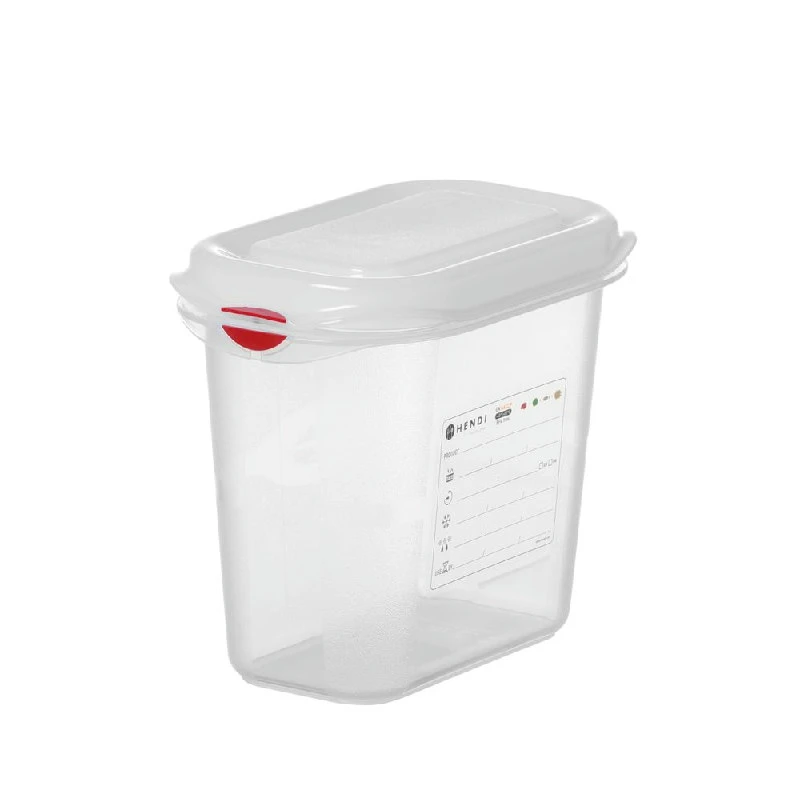 Hendi GN 1/9 Kantine Polypropylen Transparent 873144 by Hendi color Svart