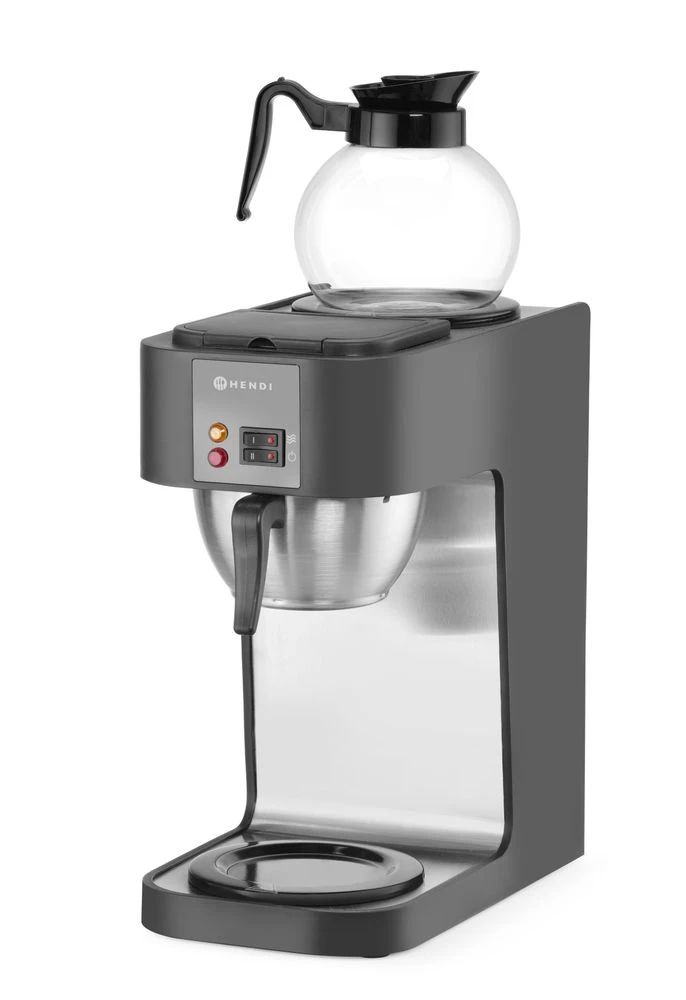Hendi Kaffemaskin til Filterkaffe med 2 Varmeplater 208533 by Hendi color Svart