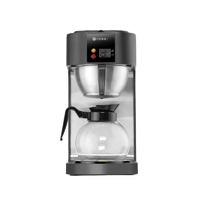 Hendi Kaffemaskin til Filterkaffe med 2 Varmeplater 208533 by Hendi color Svart