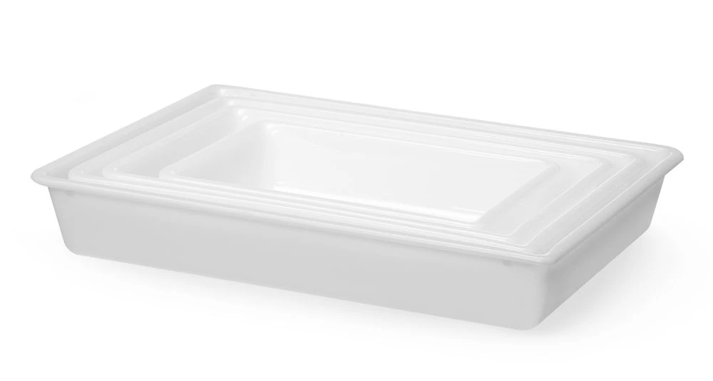 Hendi Prep-brett til Servering Hvit Plast 873441 by Hendi color Svart