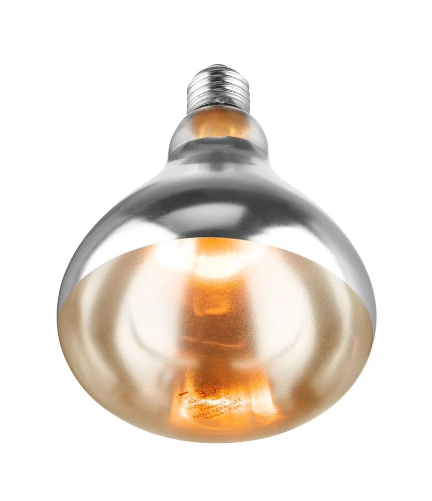 Hendi Infrarød Varmepære Hvitt Glass 919200 by Hendi color Svart