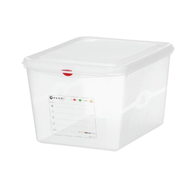 Hendi GN 1/2 Kantine Polypropylen 12,5 L 873281 by Hendi color Svart