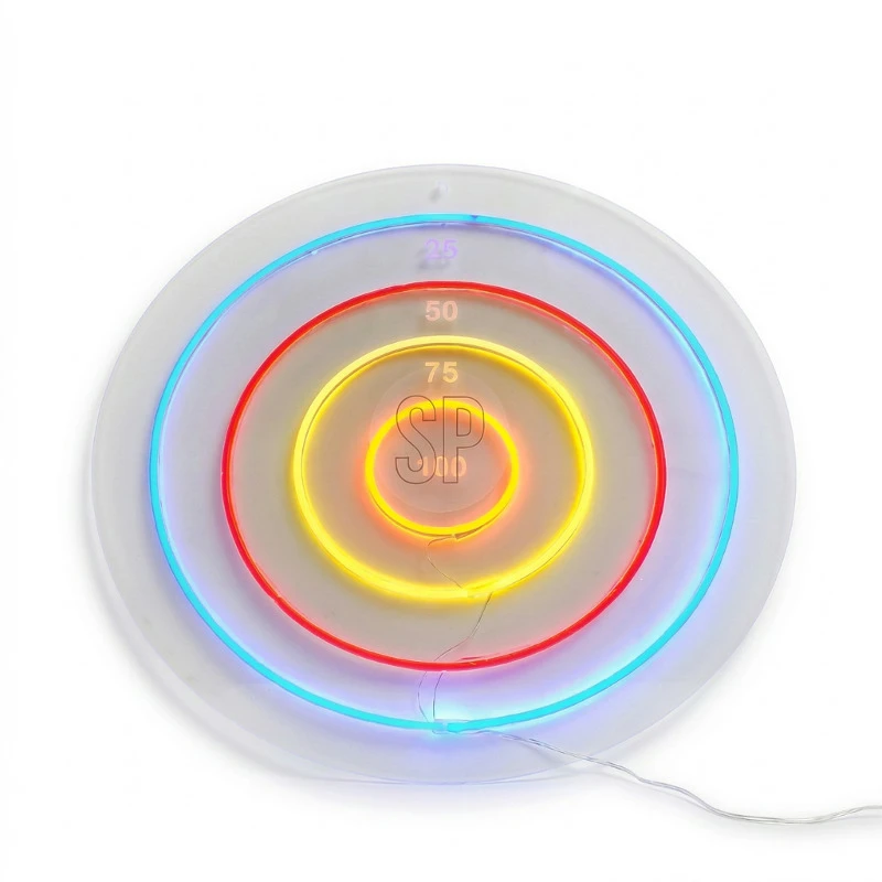 Dartskive Neon 45x45cm NE1200080  color Svart