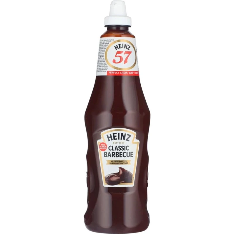 Heinz BBQ-saus 1L 384103 by HEINZ color Svart