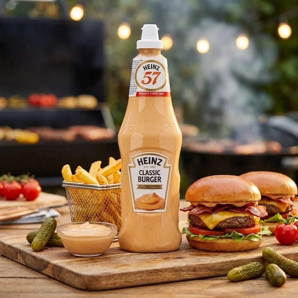 Heinz Burgersaus 1L 384089 by HEINZ color Svart