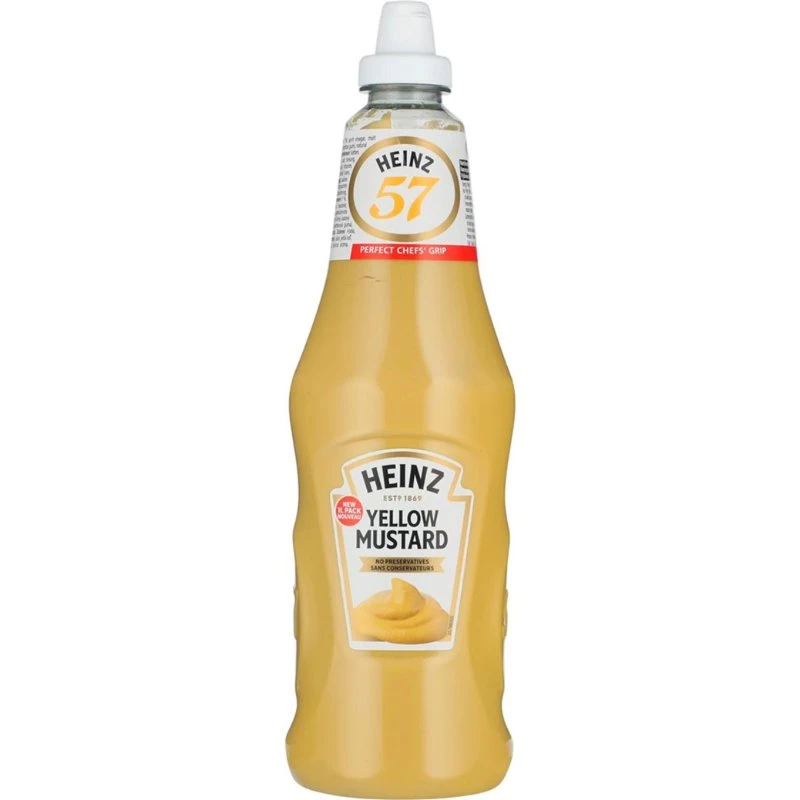 Heinz Mild Sennep Yellow Mustard 1L 384104 by HEINZ color Svart