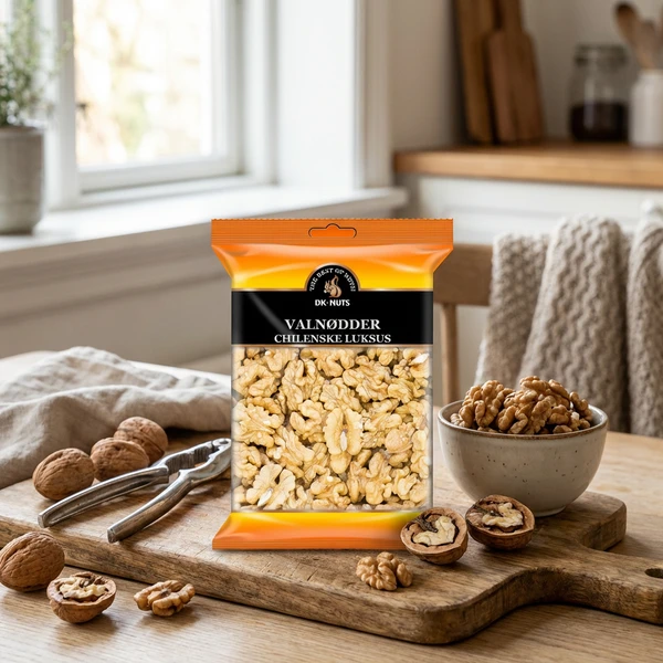 VALNØTTER (CHILENSKE LUKSUS) 0,2 KG 201D by DK-NUTS color Svart
