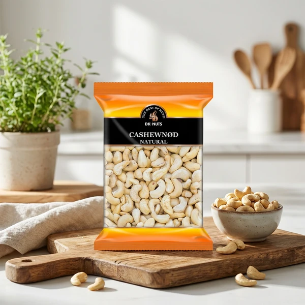 Dknuts Cashewnøtter Luksus Naturell 0,25 kg 111D by DK-NUTS color Svart