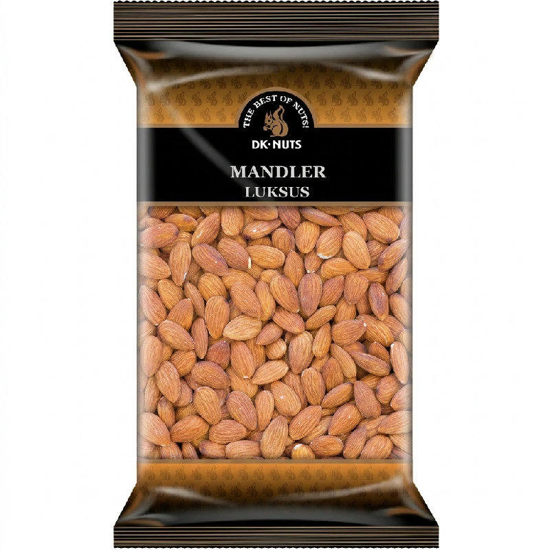 Mandler Luksus (Nonpareil) 1 kg 141C by DK-NUTS color Svart
