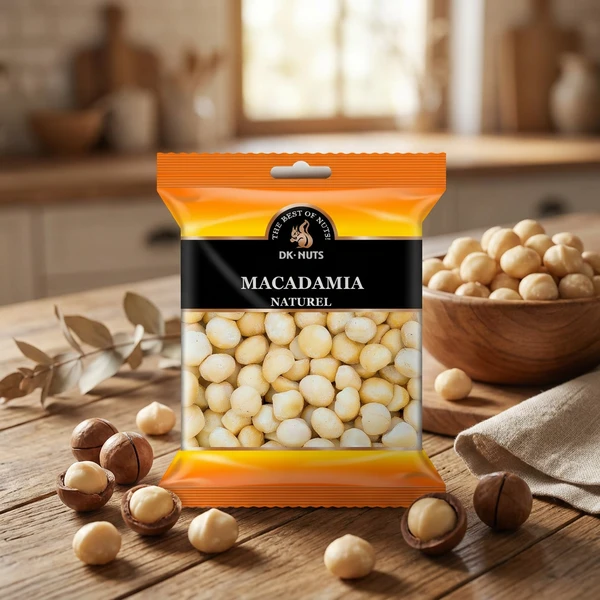Macadamia Naturell 0,15 kg 131D by DK-NUTS color Svart