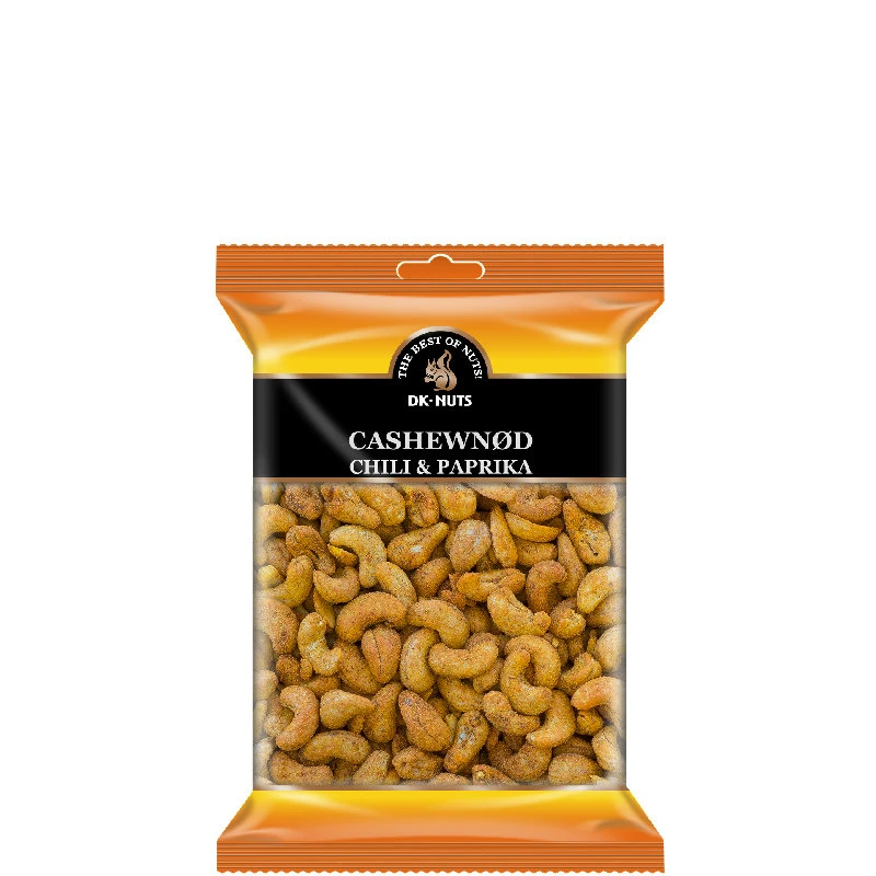 Dknuts Cashewnøtter Chili & Paprika 0,25 kg 113D by DK-NUTS color Svart