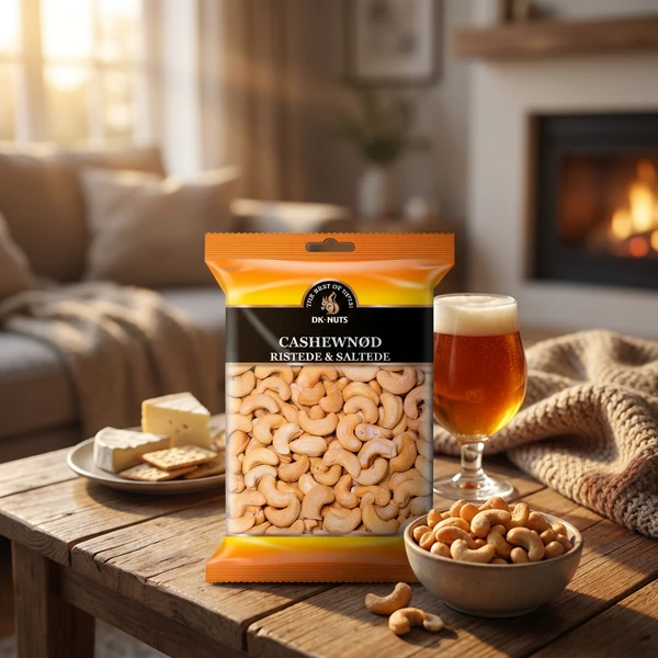 Dknuts Cashewnøtter Luksus Ristede & Saltede 0,25 kg 112D by DK-NUTS color Svart