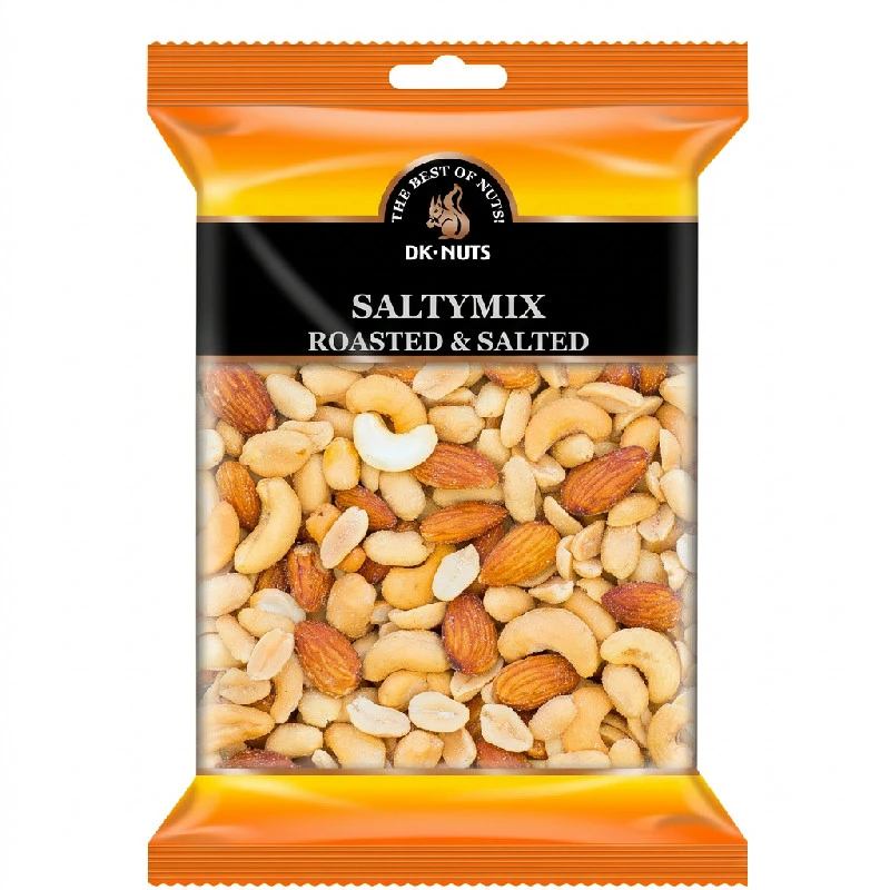 Dknuts Salty Mix Ristede & Saltede Nøtter 0,325 kg 104D by DK-NUTS color Svart