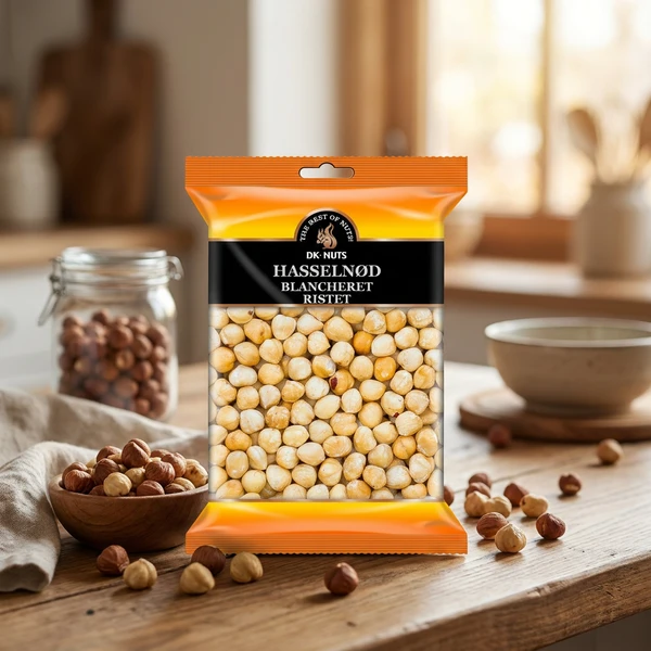 Hasselnøtt (Blansjert & Ristet) 0,25 kg 122D by DK-NUTS color Svart
