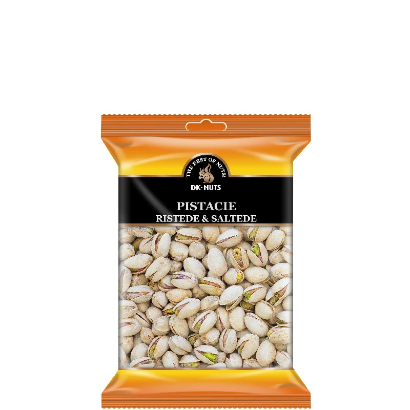 Pistasj (Ristede & Saltede) 0,25 kg 182D by DK-NUTS color Svart