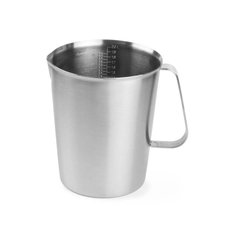 Målebeger i rustfritt stål 3 liter 516300 by Hendi color Svart