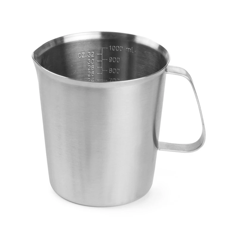 Målebeger i rustfritt stål 3 liter 516300 by Hendi color Svart