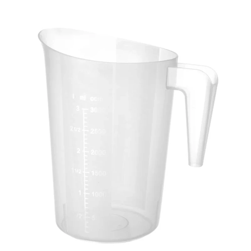 Hendi Målekanne Plast Stablebar 3L 567845 by Hendi color Svart