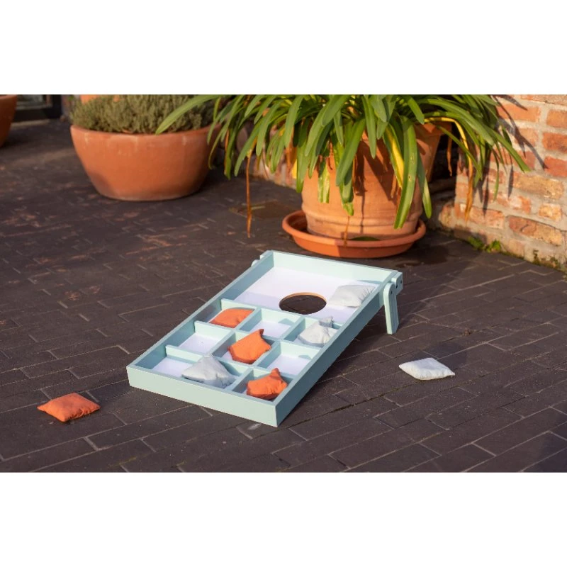 Livoo Bean Bag Game 2-i-1 Hagespill i FSC-tre 96-JEU002  color Svart