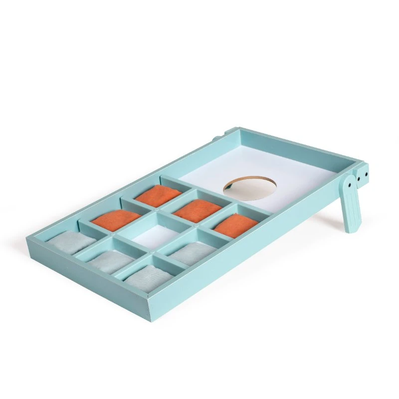 Livoo Bean Bag Game 2-i-1 Hagespill i FSC-tre 96-JEU002  color Svart