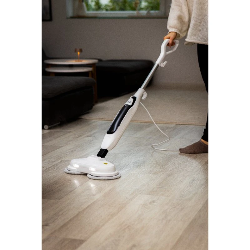Hâws dampmoppe med rotasjon 1500W 30-HCSSM12  color Svart