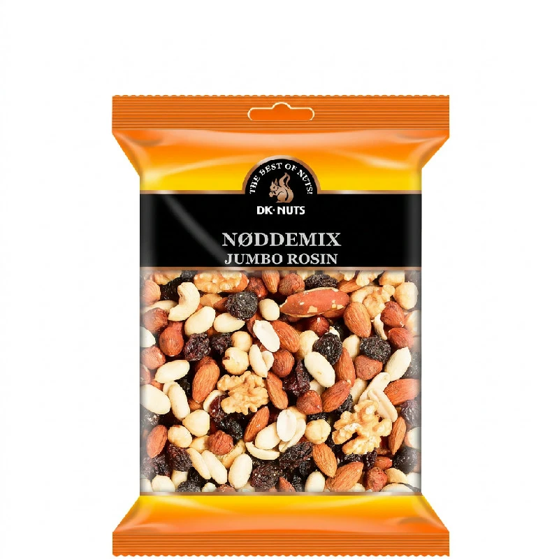 DK-NUTS Nøttemiks med Rosiner 0,35 kg 102D by DK-NUTS color Svart