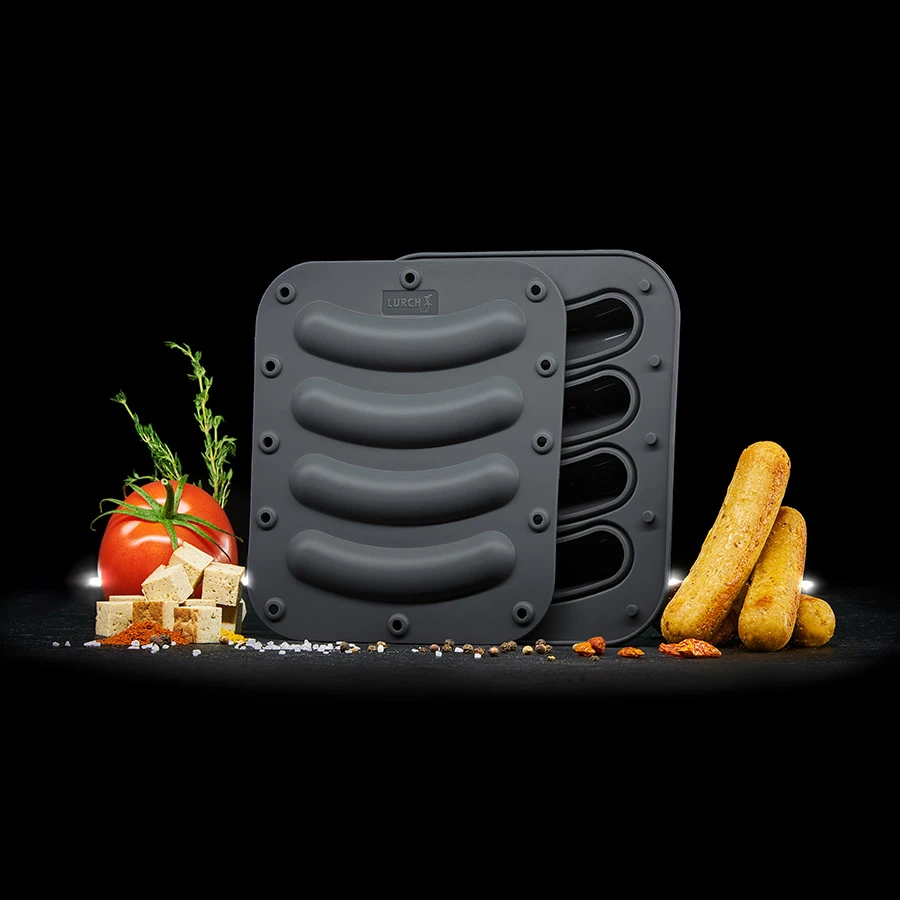 Lurch Pølseform Silikon til 4 stk. 2-pk LU240515 by LURch color Svart