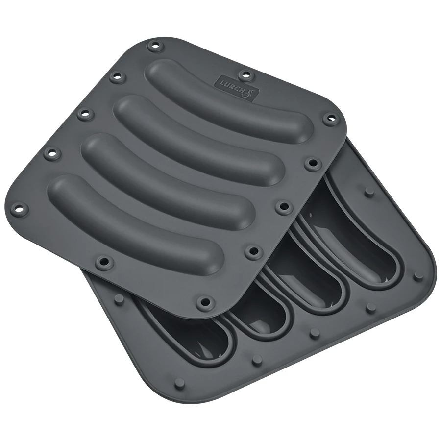 Lurch Pølseform Silikon til 4 stk. 2-pk LU240515 by LURch color Svart
