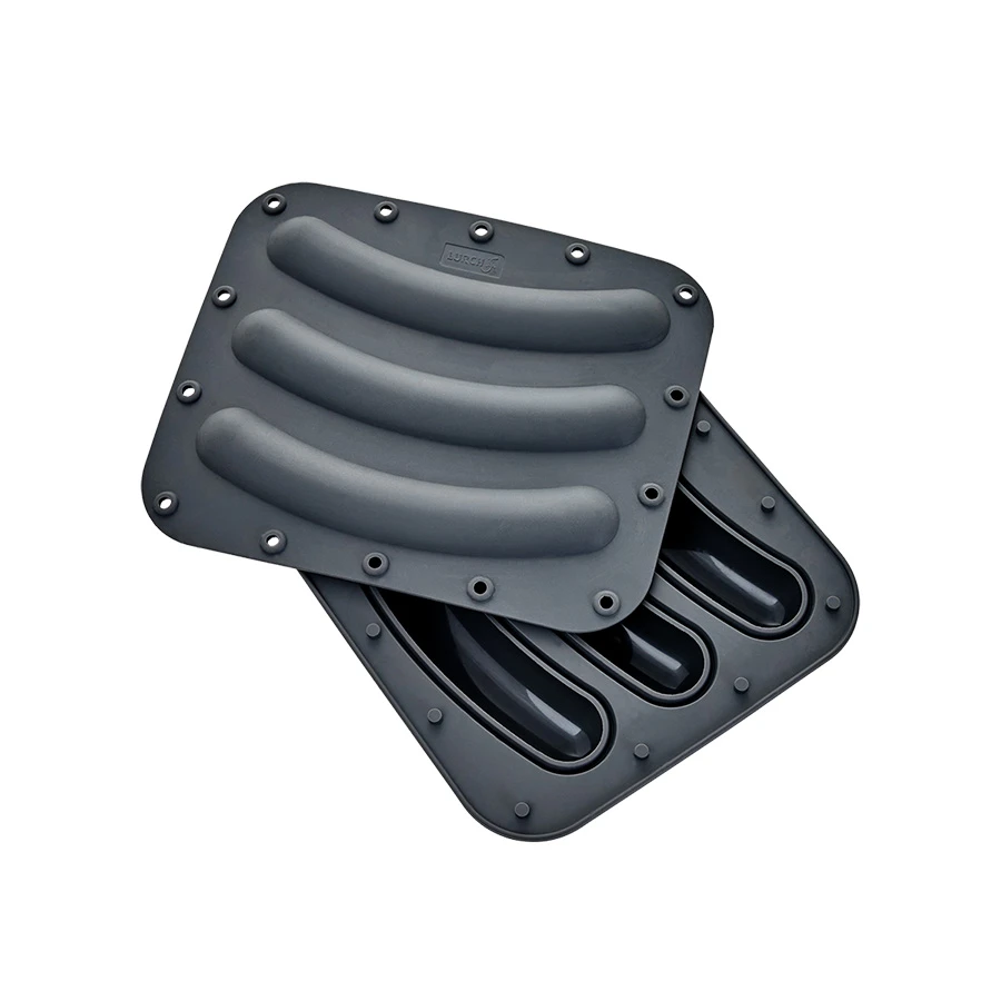 Lurch Pølseform Silikon til 3 stk. 2-pk LU240520 by LURch color Svart