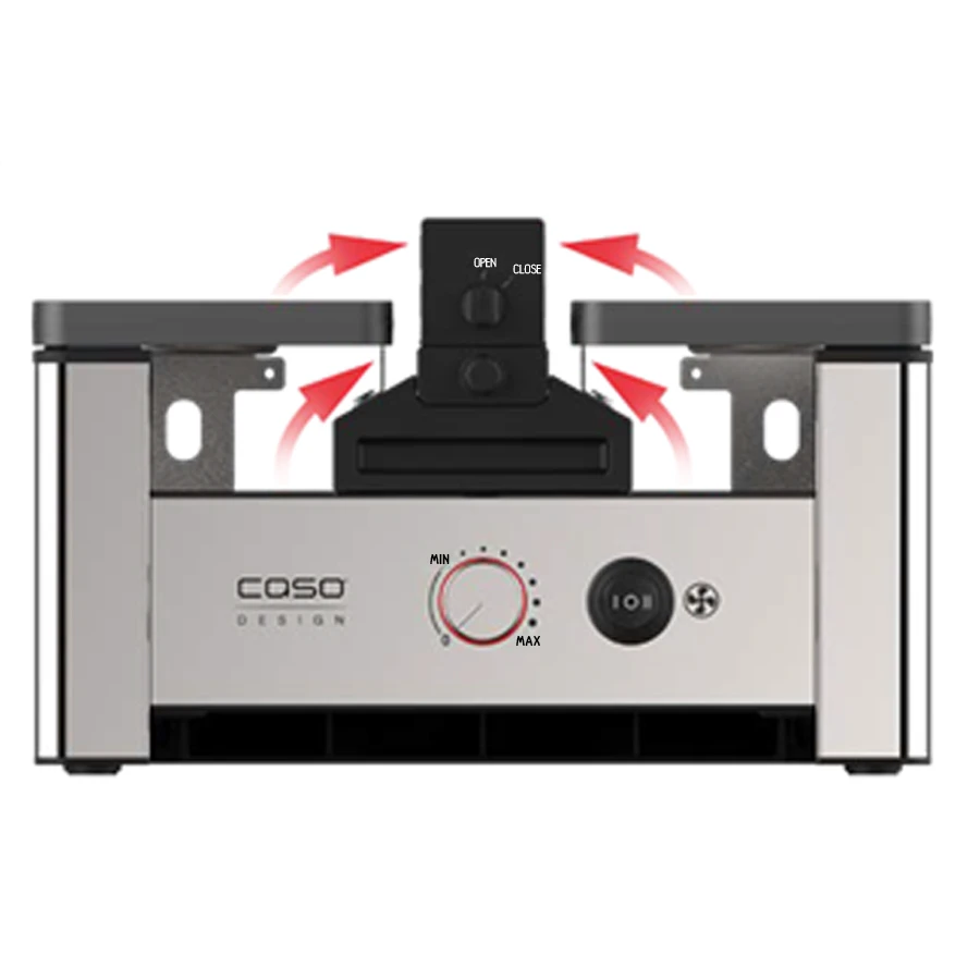 Caso Raclette AirClean til 8 personer CS2831 by CASO color Svart