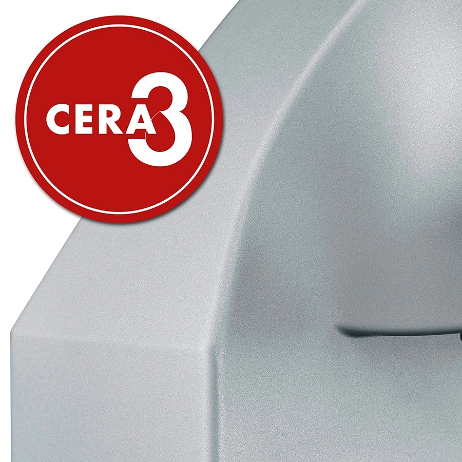 Graef Slicer Iconic25 Vippbar Påleggsmaskin CERA Matt Sølv GRM99FEU by Graef color Svart