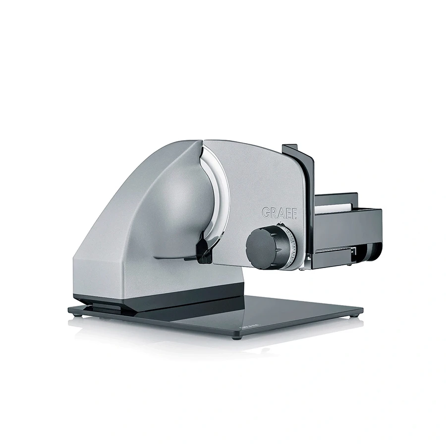 Graef Slicer Iconic25 Vippbar Påleggsmaskin CERA Matt Sølv GRM99FEU by Graef color Svart